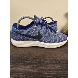 Nike Lunarepic Flyknit Blue Fusion Women's Running Shoes Size 10